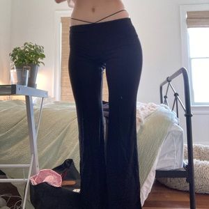 Adika flare pants with waist detail